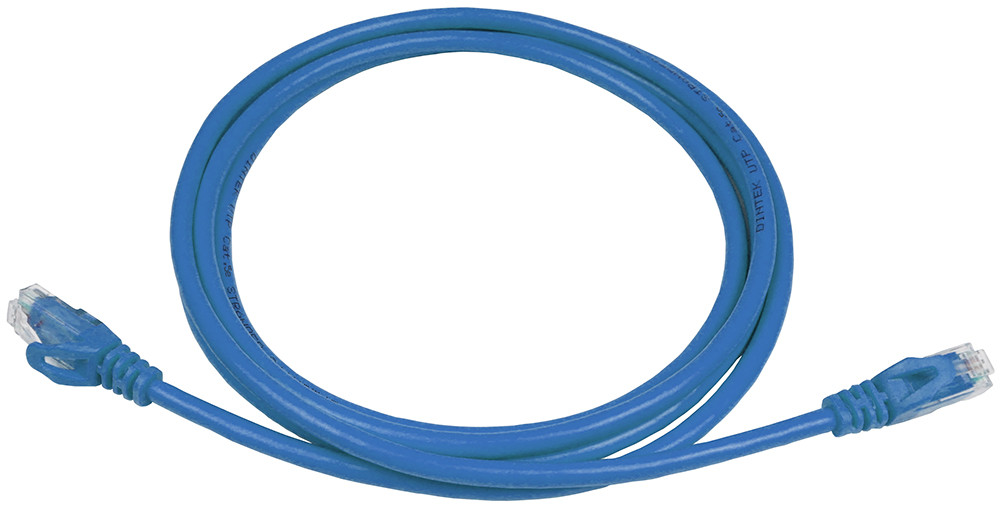 PowerMAX Blue Cat.6 U/UTP T568B Patch Cord (LSZH) - with Divider